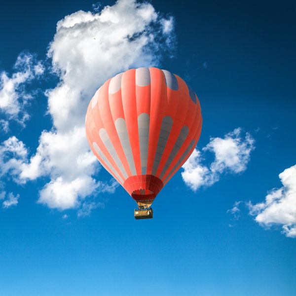Let balónem letiště Hosín